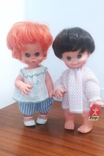 lotto di due bambole Furga Prima Infanzia anni 60