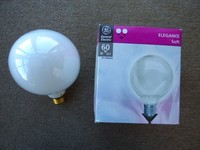 General Electric Globelampe E27, D125 Mm, 60W, Opalweiß