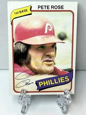 Topps 1980 Pete Rose #540 Philadelphia Phillies Baseball Card Base Set
