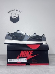 Jordan 1 Low Og Ex Black Smoke Grey | eBay