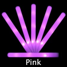 LED Foam Sticks Batons Wand – Light Up Flashing Glow Party Favors (Bulk Pack)