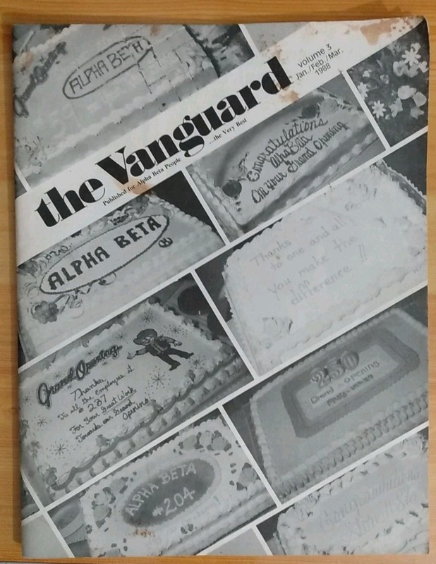 Vtg The Vanguard Alpha Beta Supermarket Grocery Store Vol.3 1988 Magazine 