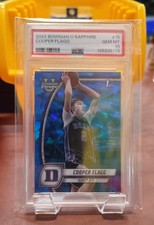 2024-25 Bowman University Chrome Sapphire Edition - Cooper Flagg #16 PSA GEM 10