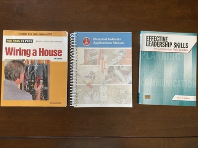 3 Electrical Books Set - Code Book, Manuals