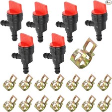 1/4" Inline Fuel Cut Off Valve 90  Gas Valve Shut off 90 Fuel Shut Off Valve