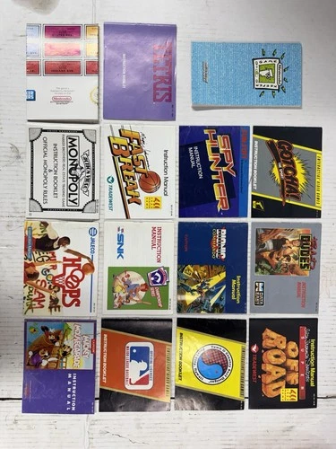 New ListingVintage NES Instruction Books Lot Of 15 Great Condition