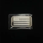 The Washington Mint  U.S Flag 1oz .999 Fine Sliver Art Bar In Sleeve