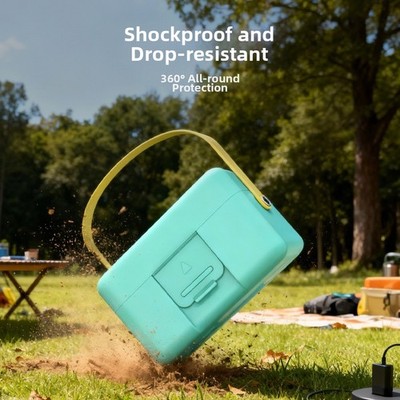 Kompaktes grünes Reiseetui für Nex PLAYGROUND tragbares Setup