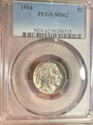 1914-P Buffalo Nickel PCGS MS62