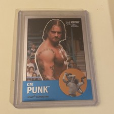2007 Topps Heritage Chrome WWE #39 CM PUNK RC