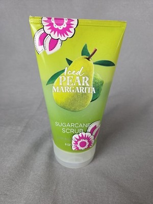 Bath & Body Works ICED PEAR MARGARITA Sugarcane Sugar Cane Scrub Tube 8 oz