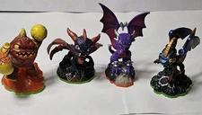 Skylanders: Spyro’s Adventure Lot of 4 Figures Spyro Drobot Cynd Used Activision