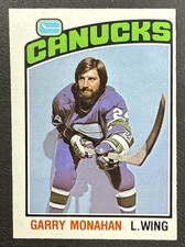 1976-77 O-Pee-Chee OPC Hockey - #295 Garry Monahan - Vancouver Canucks