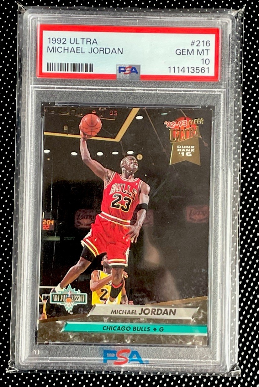 1992 Fleer Ultra Michael Jordan #216 PSA 10