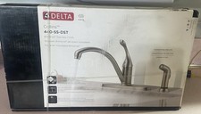 Delta Collins 440-SS-DST Kitchen Faucet Brilliance Stainless Side Sprayer