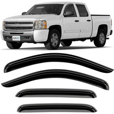 CLIM ART Rain Guards for Chevy Silverado 1500 2007-2013 Crew Cab 4 pcs 407003