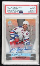 2021-22 SP Game Used Purity Legends 10/10 Mark Messier PSA 9 MINT Auto HOF h8y