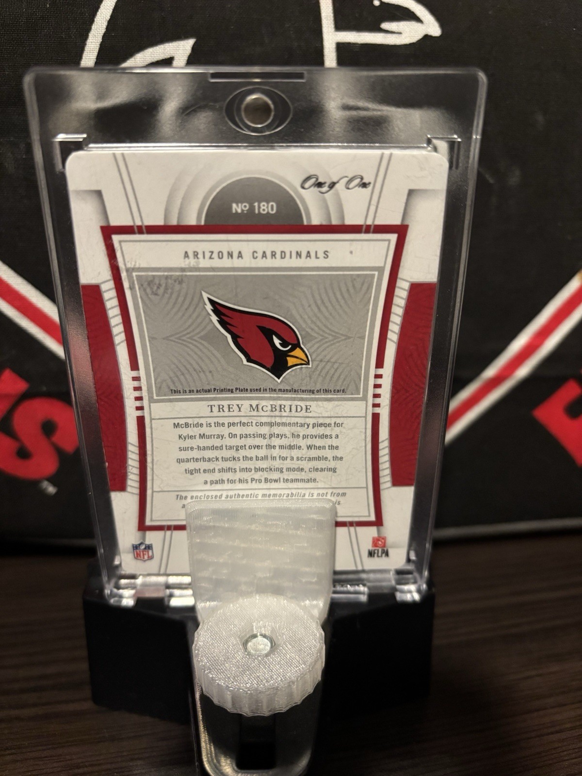 2022 National Treasures Trey McBride One of One 1/1 view 2