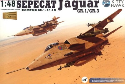 Kitty hawk KH80106 1/48 Sepecat Jaguar GR.1/GR.3 Plastic Model Kit