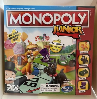 Monopoly Jr. by Hasbro - My First Monopoly Game New in Sealed Box
