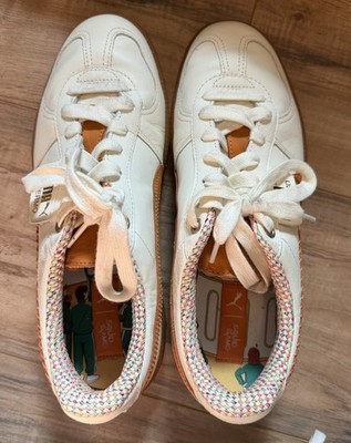 Puma x Squid Game Palermo Season 2 Beige Orange Gum Men Unisex Casual 401074-01