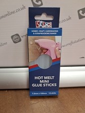 STIX2 7.2mm X 100mm Hot Melt Glue Sticks - Pack of 12 0.25 per stick