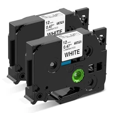 Compatible with P-touch Tape White TZe-231 tze231 12mm Brother Industries