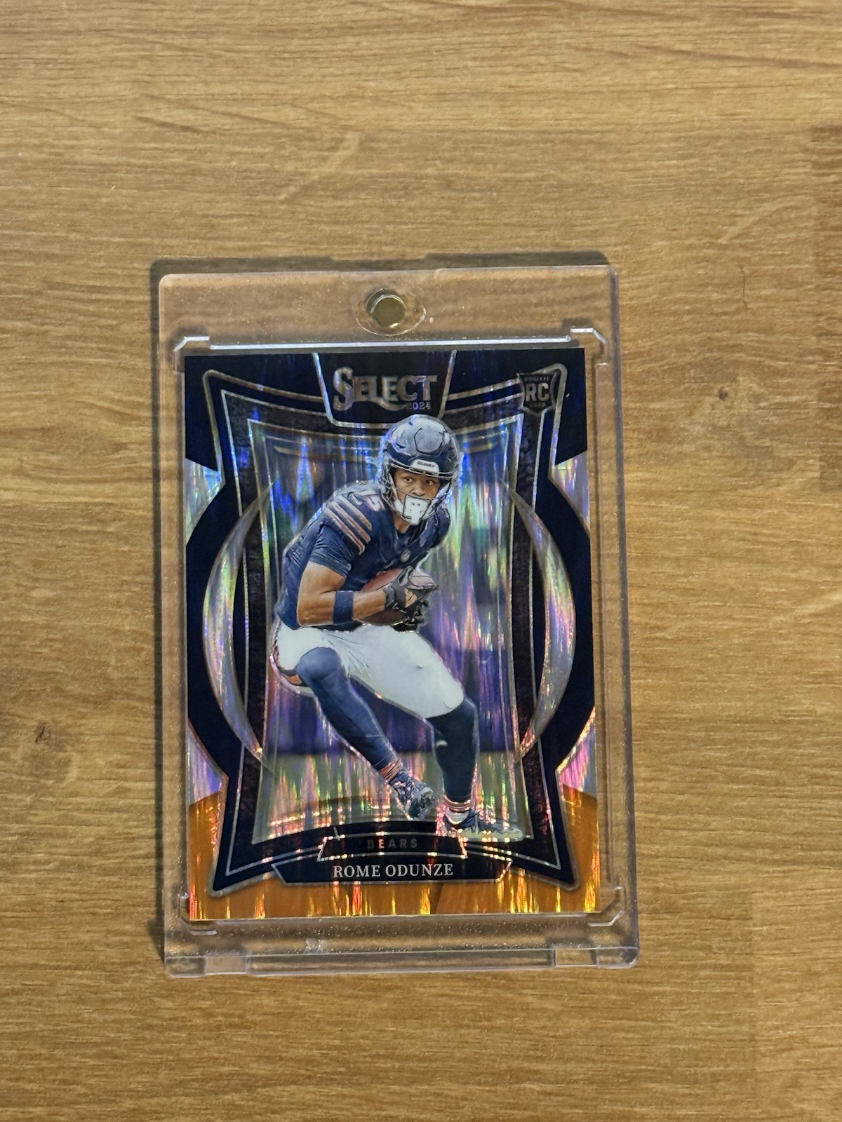 2024 Panini Select - Concourse Rome Odunze #3 Black & Orange Shock Prizm (RC)