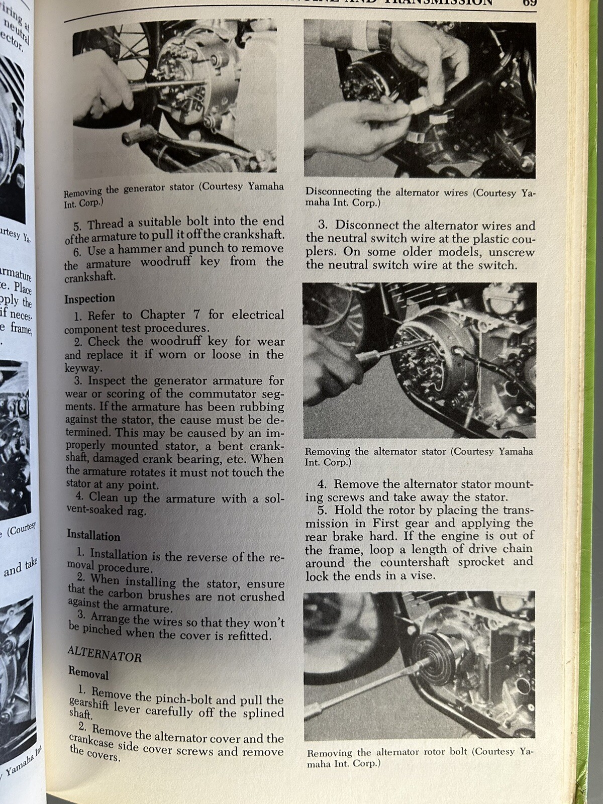 REPAIR AND TUNE-UP GUIDE FOR YAMAHA TWO STROKE STREET By Chilton 2 ...