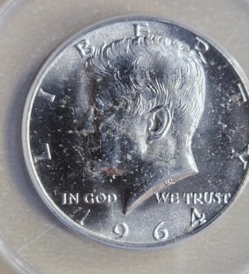 1964 D Kennedy Half Dollar ANACS MS64 FS-101 50c DDO Double Die