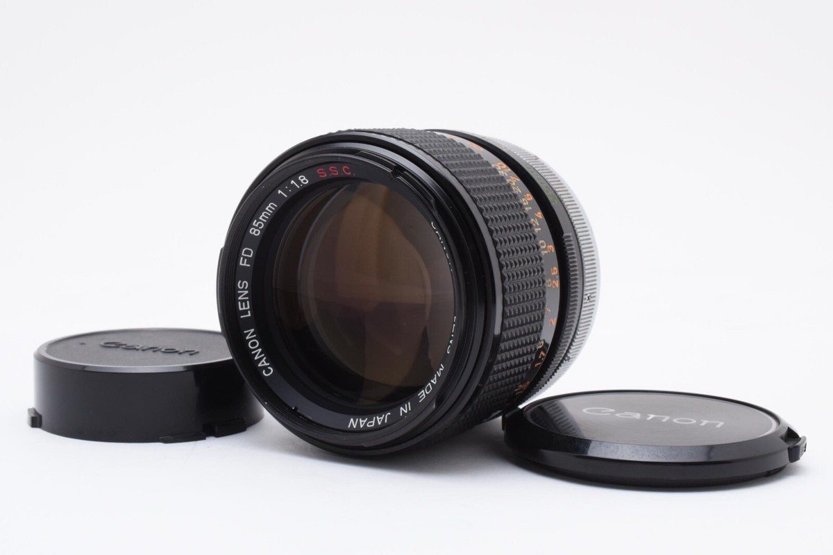 🌟 Near Mint+3 🌟 Canon FD 85mm f/1.8 SSC S.S.C O Portrait