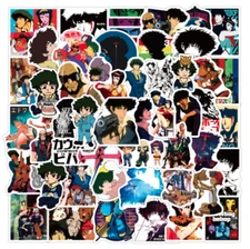 Mix 10/50PCs Cowboy Bebop Anime Luggage Laptop Notebook Sticker-No Duplicate