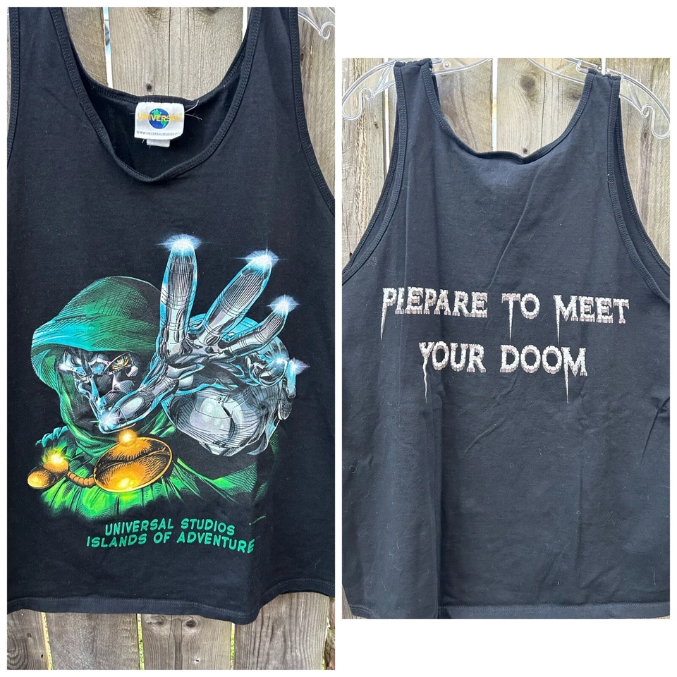 Camiseta sin mangas vintage Doctor Doom Universal Studios Islands of Adventure 1999 talla XL Foto 4 de 4