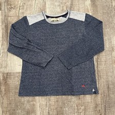 Tommy Bahama Long Sleeve Sweater Pullover Blue Grey Men's Size Large