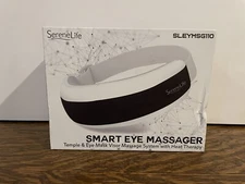 Serenelife Smart Eye Massager - Temple & Eye Mask Visor Massage System w/Heat 🔥