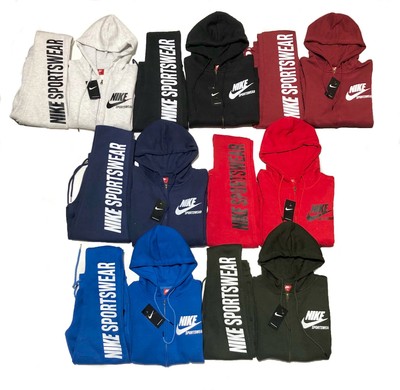 hoodie and jogger set men's nike