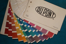 Dupont Hot Hues Tri-coat Pearl Color Range Color Swatches Sample Ring Dupont Hot Hues Tri-coat Pearl Color Range Color Swatches Sample Ring