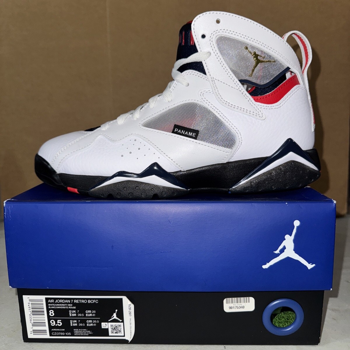 Nike Air Jordan 7 Retro BCFC Paris Saint-Germain PSG [CZ0789-105 