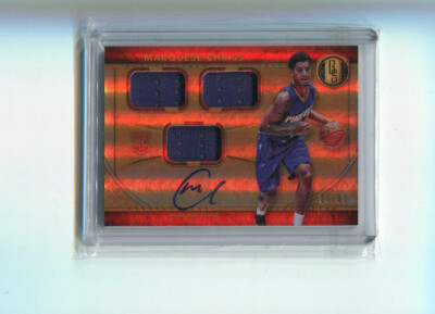 2016-17 Gold Standard Autographs Marquese Chriss Rookie Auto Triple Jersey 17/99