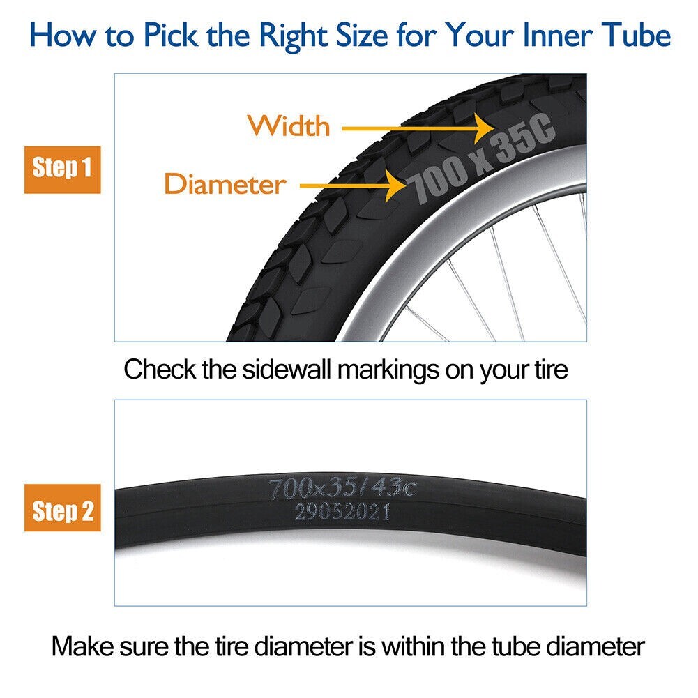 Bicycle Tire 700x35c Tube Size In Inches 700x35/43C 32mm A/V Road