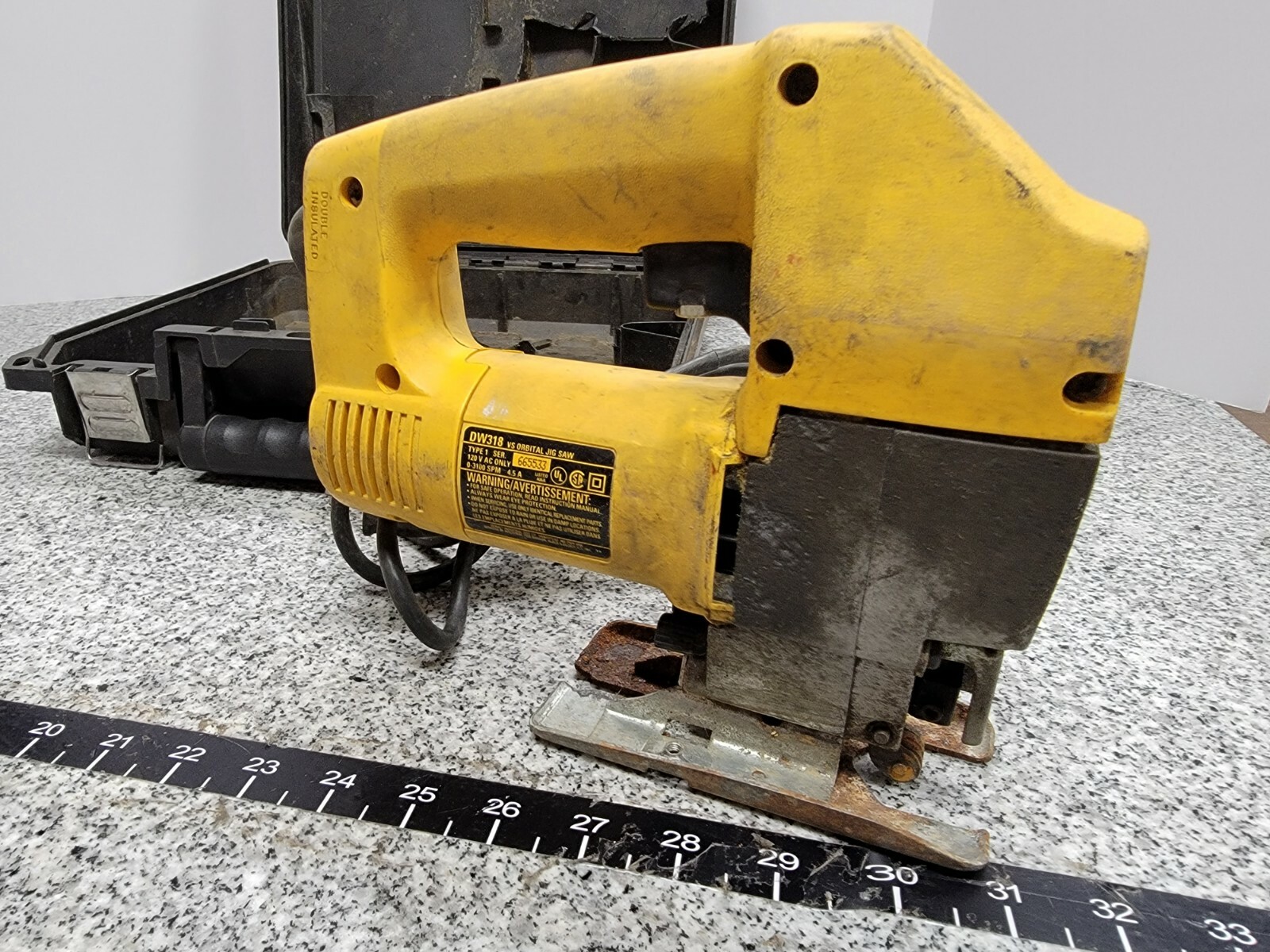 Dewalt Tools, DW318 Variable Speed Orbital Jig Saw Corded w Hard Case a