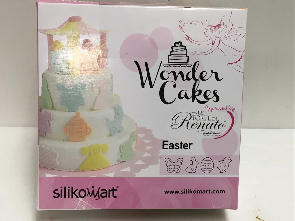 Silikomart Silicone Mini cookie cutter Easter 4 PCS multi colors /Made in Italy - Image 3 of 3