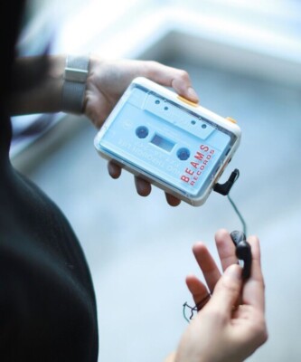 BEAMS RECORDS travis scott GQ Japan Skelton Cassette Player