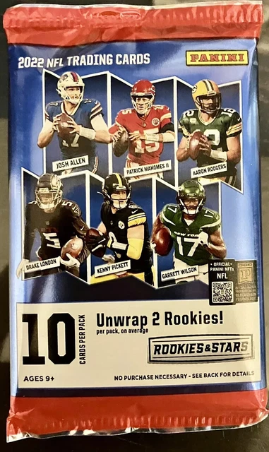 2022 ROOKIES & STARS FOOTBALL 10 CARD PACK HUNTING QBS HOWELL