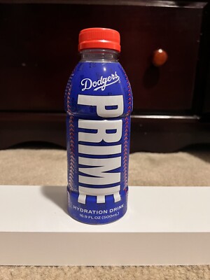 Blue LA Dodgers Prime Hydration Drink 16.9 FL OZ x 1 Limited Edition