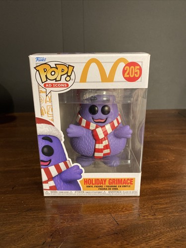 Funko Pop! Vinyl: McDonalds - Holiday Grimace #205 Ad Icons Vinyl Figur