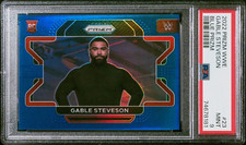 2022 Prizm WWE Gable Steveson Rookie RC Blue Prizm /199 #23 PSA 9