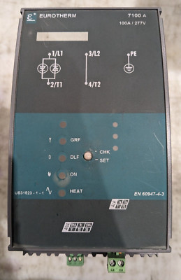 LOT OF 2 EUROTHERM 7100A THYRISTOR POWER CONTROLLER 