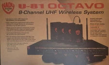 NADY U-81 Octavo 8-Channel UHF Wireless Complete System 8 Wireless Receivers