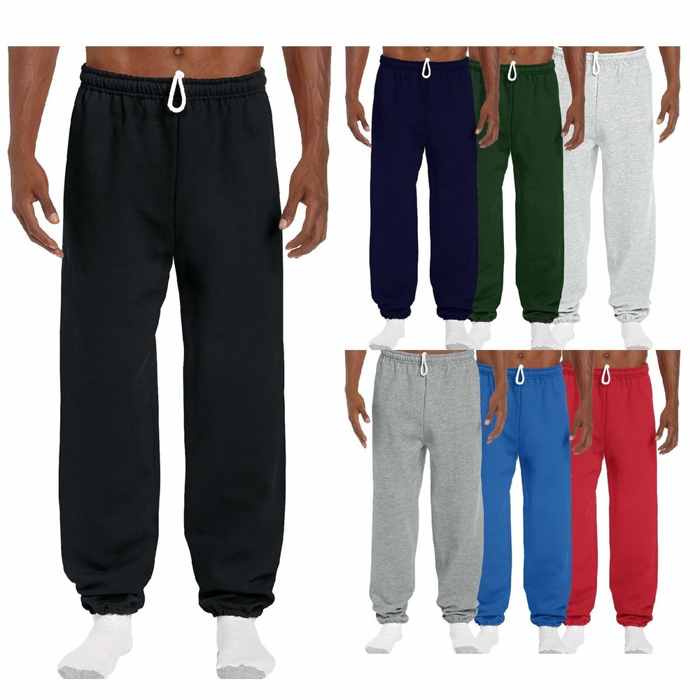 Gildan Heavy Blend Loose-Fit Sweatpants for Adults No Pocket G18200